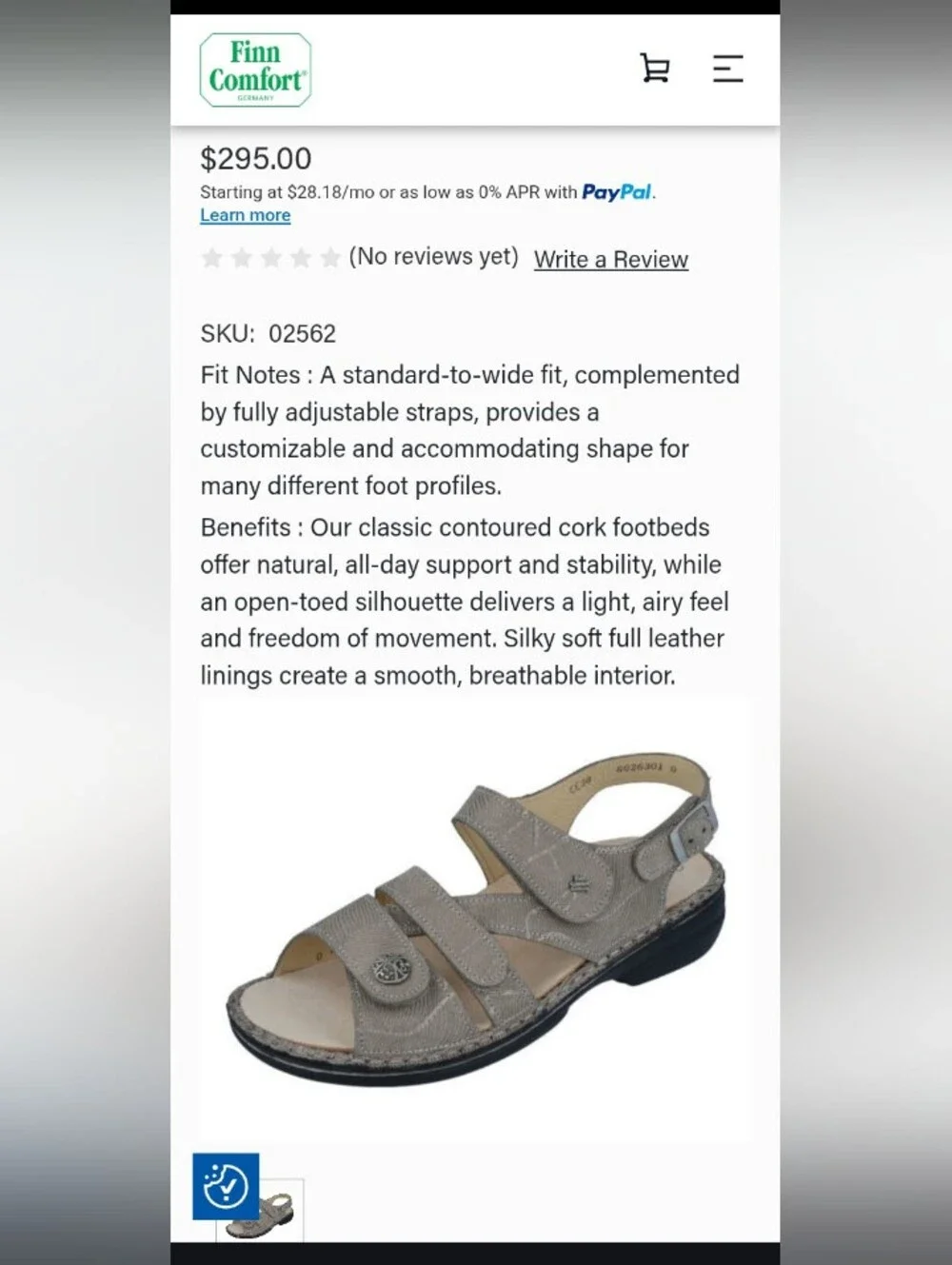 Finn Comfort soft leather